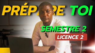 Comment bien préparer son SEMESTRE 2 licence 2 [upl. by Moscow]