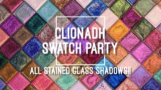 Clionadh Swatch Party  ALL Stained Glass Shadows  Full Collection 2023  sofiealexandrahearts [upl. by Blumenthal]