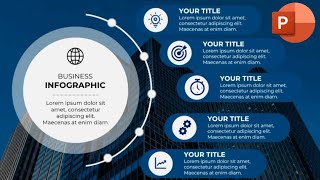 💥POWERPOINT  EASY INFOGRAPHIC IN LESS THAN 10 MINUTES   STEP BY STEP 💥 [upl. by Crissie]