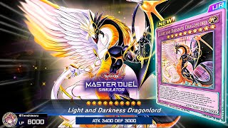 YOU JUST CANT PLAY AGAINST THIS DECK  11 NEGATES  Light and Darkness Dragonlord [upl. by Nyrtak419]