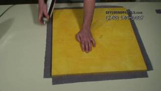 How to Laminate an Acoustic Sound Panel [upl. by Ekyt]