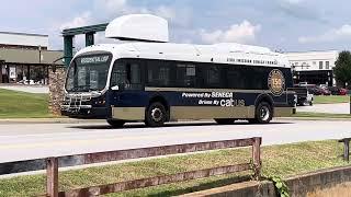 Electric Proterra bus Seneca SC to be retired soon 1516 hrs Th 15 Aug 2024 82° 63 ENE 23 [upl. by Darby691]