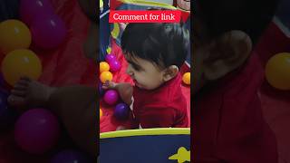 Kids foldable ball pool shopping unboxing babytoys babyproducts toysforkids amazon toys pool [upl. by Bowman811]