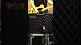 VOX Soundcheck AC30 Voicing on VOX Valvetronix VTX with Tremolo amp Overdrive [upl. by Esikram]