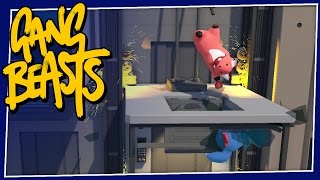 Gang Beasts  138  ELEVATOR BREAKDOWN [upl. by Drauode]