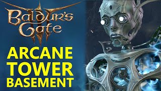 Baldurs Gate 3 Arcane Tower Basement  How to Hack Bernard amp Enter Secret Basement [upl. by Acinelav284]