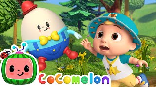 JJs Humpty Dumpty Outdoor Chase Song Catch the Toy Egg 🥚  CoComelon Nursery Rhymes amp Kids Songs [upl. by Florrie]