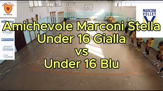 Amichevole Marconi Stella  Under 16 Gialla vs Under 16 Blu [upl. by Anead402]