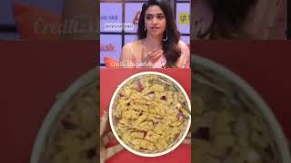 keerthysuresh favaorite PANI POORIpanipoori LOVERSytviral ytviral foodie shorts [upl. by Cilo516]