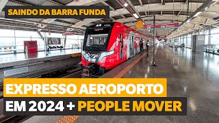 EXPRESSO AEROPORTO DE GUARULHOS EM 2024  PEOPLE MOVER [upl. by Attesoj]