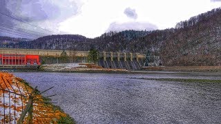 Rożnów Czchów przepławki bez wody  Fish Ladders [upl. by Mallon]