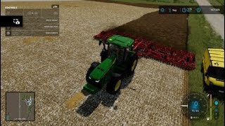 Plowing in Farming simulator 22 [upl. by Nahshon746]