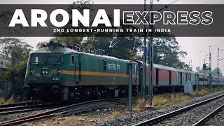 1250708  ARONAI Express with WAG9HC  Thiruvananthapuram Central to Silchar  LHB Rake  NFR  IR [upl. by Rotsen]