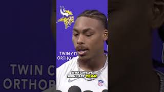 Vikings WR Justin Jefferson on facing Jaire Alexander [upl. by Lertnahs662]