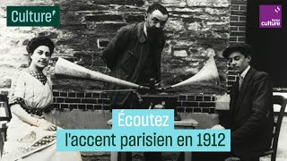 Enregistré en 1912 ce tapissier découvre son accent parisien [upl. by Aitan938]