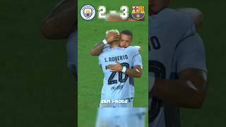 Man City 33 Barcelona  Friendly Match 2022  Highlights [upl. by Noruq595]