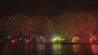 Hong Kong New Years Eve 2018 Fireworks [upl. by Nawat]