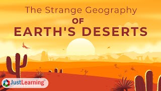 Deserts in the World  Important Hot amp Cold Deserts  World Geography  Just Learning desert [upl. by Ahsykal511]