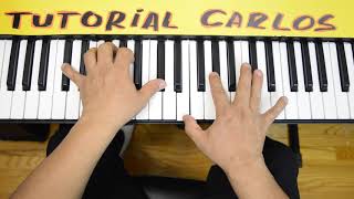 ALELUYA avivamiento Piano Tutorial Carlos [upl. by Abisia703]