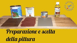 Preparazione del legno e scelta della pittura [upl. by Drallim]