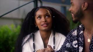 Grown ish 4x02  Zoey and Aaron Kiss  quotI love you too freshmanquot [upl. by Anuahsat947]