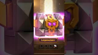 I got legendary chest 😍  clashofclans chestopening [upl. by Aihsined]