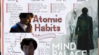 Sleep learn Atomic Habits by James Clear  book summary meditation mind palace journey LOW BINAURAL [upl. by Hpesoj]