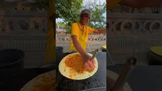 Lucknow famous Rechoice jinni dosa making shorts [upl. by Ecirum]