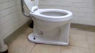 Interesting Gerber Reverse Trap Toilet [upl. by Etteyniv]