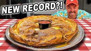 Thousands Have Failed Tomasinos quotMade Manquot Stuffed Pizza Challenge in Orlando Florida [upl. by Madra96]