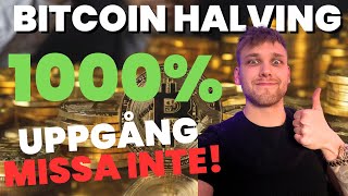 VAD ÄR BITCOIN HALVING ALLT DU BEHÖVER VETA INFÖR BULLRUN [upl. by Sik]