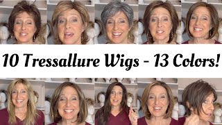 10 Tressallure Wigs in 13 Colors [upl. by Filipe]