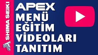 APEX Menü Eğitim Videoları Tanıtım [upl. by Enomas453]