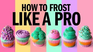 How to FROST cupcakes LIKE A PRO  The Scran Line [upl. by Lodmilla]