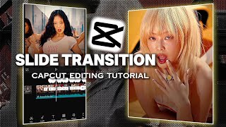 CAPCUT SLIDE TRANSITION EDITING TUTORIAL  capcut editing tutorial [upl. by Nednil]