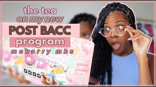 the tea about my new post bacc program  meharry mhs [upl. by Eenar]