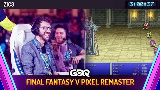 Final Fantasy V Pixel Remaster by Zic3 in 30037  Awesome Games Done Quick 2024 [upl. by Nilrac]