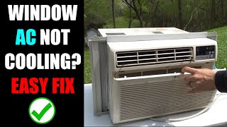 Window Air Conditioner Not Cooling And The Most Common Fix [upl. by Mutat]