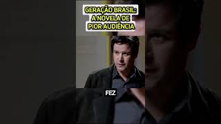 Geração Brasil A Novela de Pior Audiência novela novelas novelasbrasileiras [upl. by Clari]