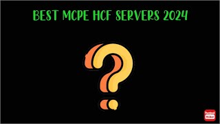 TOP 3 BEST MCPE HCF SERVER 2024 [upl. by Lamson858]