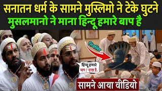 सनातन धर्म के सामने मुस्लिमो ने टेके घुटने मचा हड़कंप  Muslim Accept Hinduism [upl. by Woo]