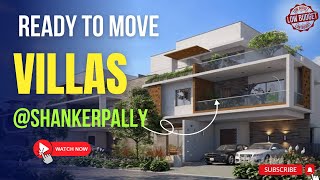 Ready to move Villas in Shankarpally  Low Budget Villas in Hyderabad  Villas for Sale  hydrealty [upl. by Elay]