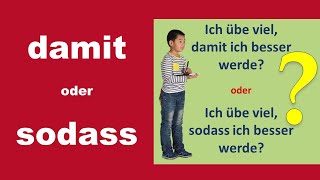 damit oder sodass B2 [upl. by Nealson]