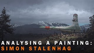 Analysing a Painting Simon Stalenhag [upl. by Hesta704]