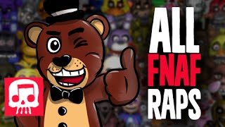 All Five Nights at Freddys Raps 14 amp World by JT Music Updated [upl. by Longo]