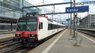 Trainspotting in Aarau Switzerland [upl. by Oned]