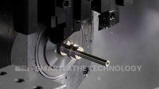 How to use our Swiss Type CNC machine for turning amp milling slim workpiece  SWISS TYPE CNC LATHE [upl. by Duyne474]