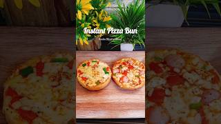 Bun Pizza Instant Pizza Recipe Without Oven youtubeshorts shorts viralshorts recipe pizza [upl. by Tracay159]