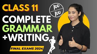 Class 11 Full English Grammar  Writing Revision  All Topics Covered  Exam Special 2024 [upl. by Champaigne]