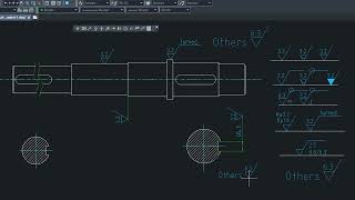 Surface Texture in ZWCAD Mechanical [upl. by Itsym484]